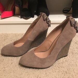 Betsey Johnson bling Wedges